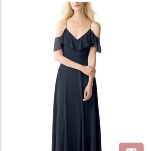Jenny Yoo Bridesmaid Dress Dark Blue
